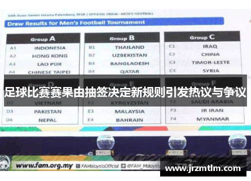 足球比赛赛果由抽签决定新规则引发热议与争议